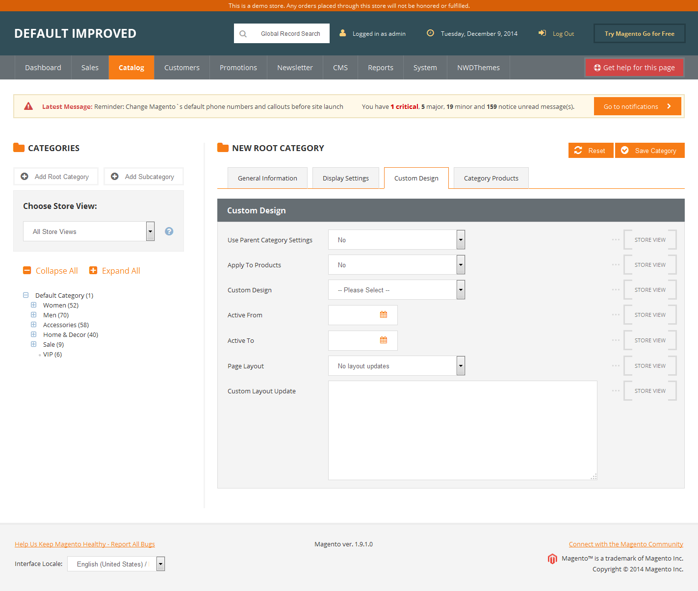 Magento Admin Theme - Default Improved