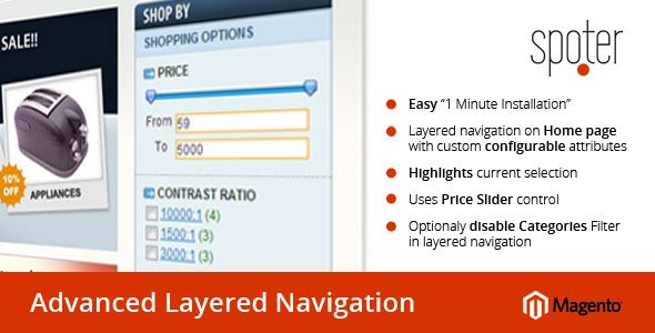 Advanced Layered Navigation Extension for Magento