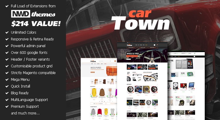 Cartown Premium Responsive Magento Theme